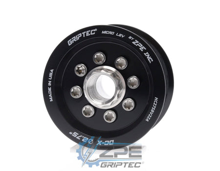 2.75" 10 Rib ZPE GripTec® 2pc HellCat L2V Black Pulley & Hub Kit