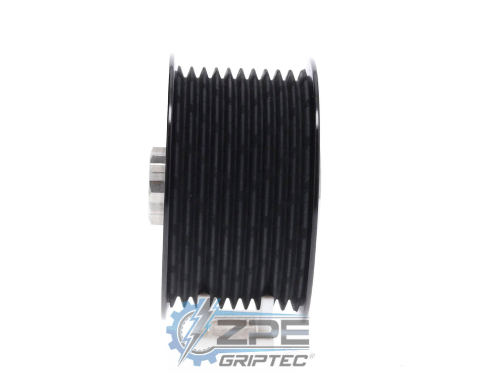 2.75" 10 Rib ZPE GripTec® 2pc HellCat L2V Black Pulley & Hub Kit