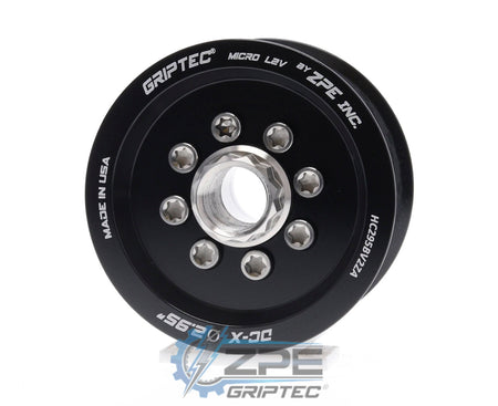 2.95" 10 Rib ZPE GripTec® 2pc HellCat L2V Black Pulley & Hub Kit