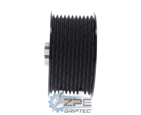 2.95" 10 Rib ZPE GripTec® 2pc HellCat L2V Black Pulley & Hub Kit