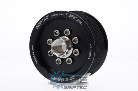 3.10" 10 Rib ZPE GripTec® 2pc HellCat L2V Black Pulley & Hub Kit