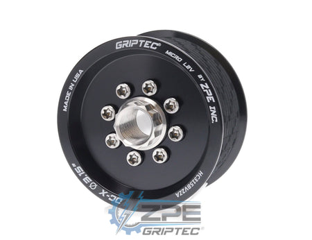3.15" 10 Rib ZPE GripTec® 2pc HellCat L2V Black Pulley & Hub Kit