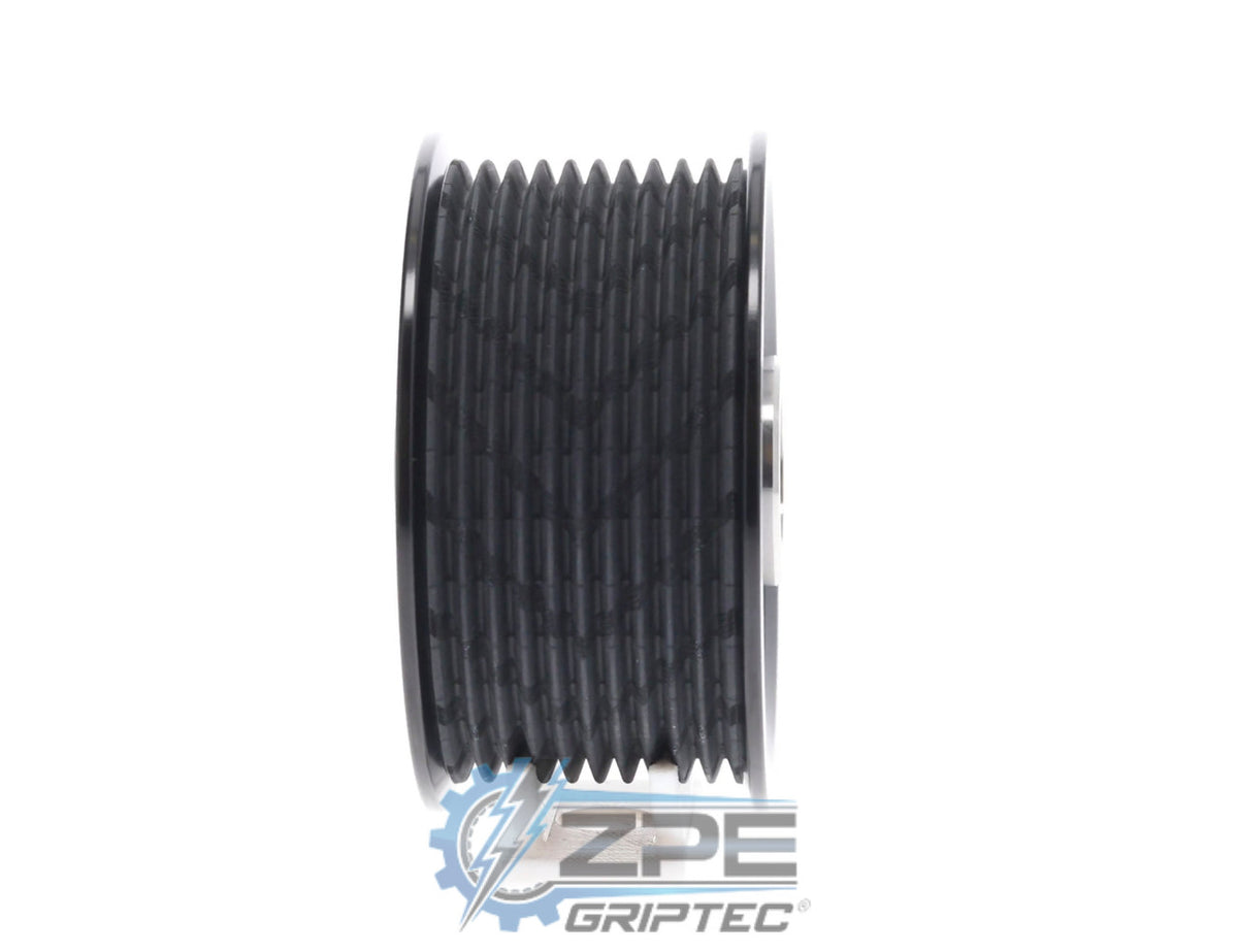 3.15" 10 Rib ZPE GripTec® 2pc HellCat L2V Black Pulley & Hub Kit