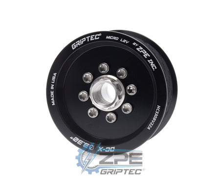3.30" 10 Rib ZPE GripTec® 2pc HellCat L2V Black Pulley & Hub Kit