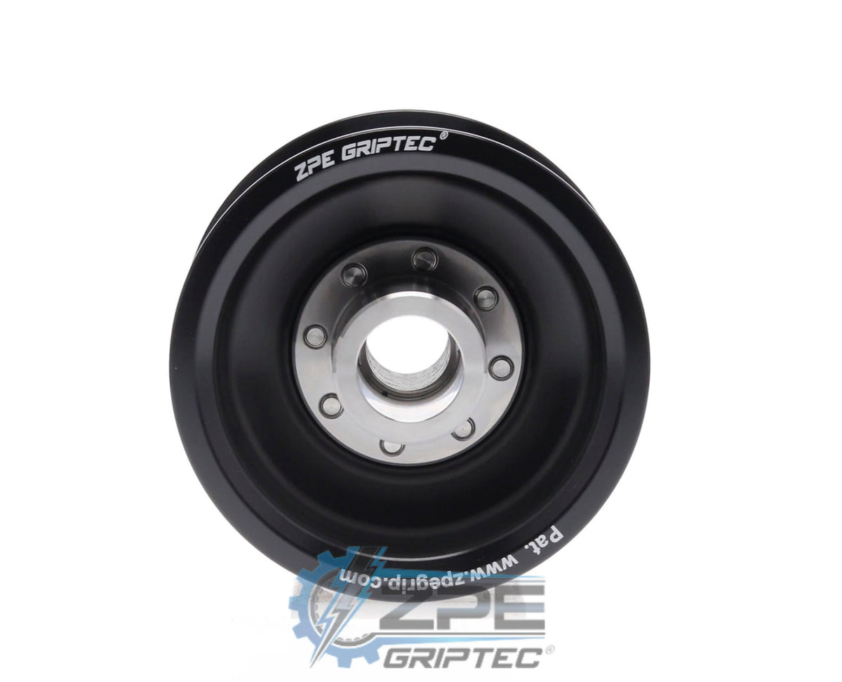3.30" 10 Rib ZPE GripTec® 2pc HellCat L2V Black Pulley & Hub Kit