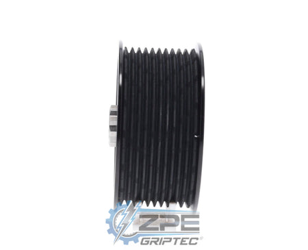 3.35" 10 Rib ZPE GripTec® 2pc HellCat L2V Black Pulley & Hub Kit