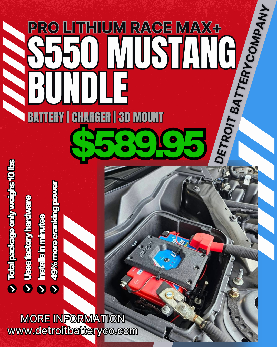 Race Max+ Battery Bundle