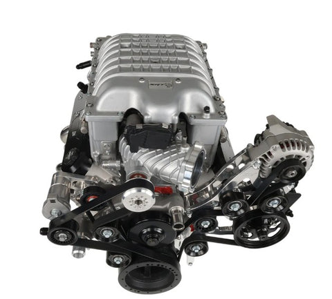 ICT Billet Hellcat Supercharger to LS Cathedral Head Adapter Kit