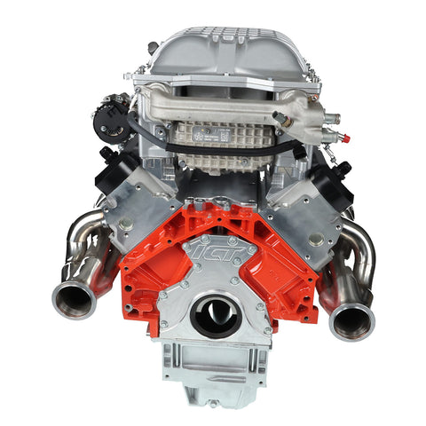 ICT Billet Hellcat Supercharger to LS Rectangle Port Head Adapter Kit