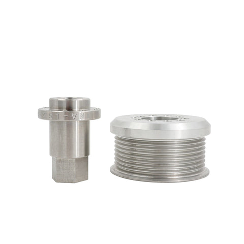 ICT Billet Hellcat Supercharger to LS Rectangle Port Head Adapter Kit