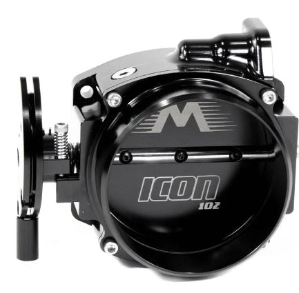 ICON 102 / 105mm Cable Drive Throttle Body (Black) w/ Interchangeable Connection