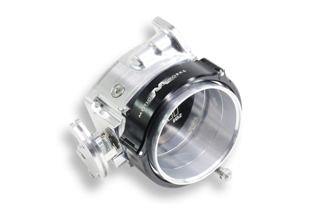 ICON 102/105mm Cable Drive Throttle Body (Natural Finish) w/ Interchangeable Connection