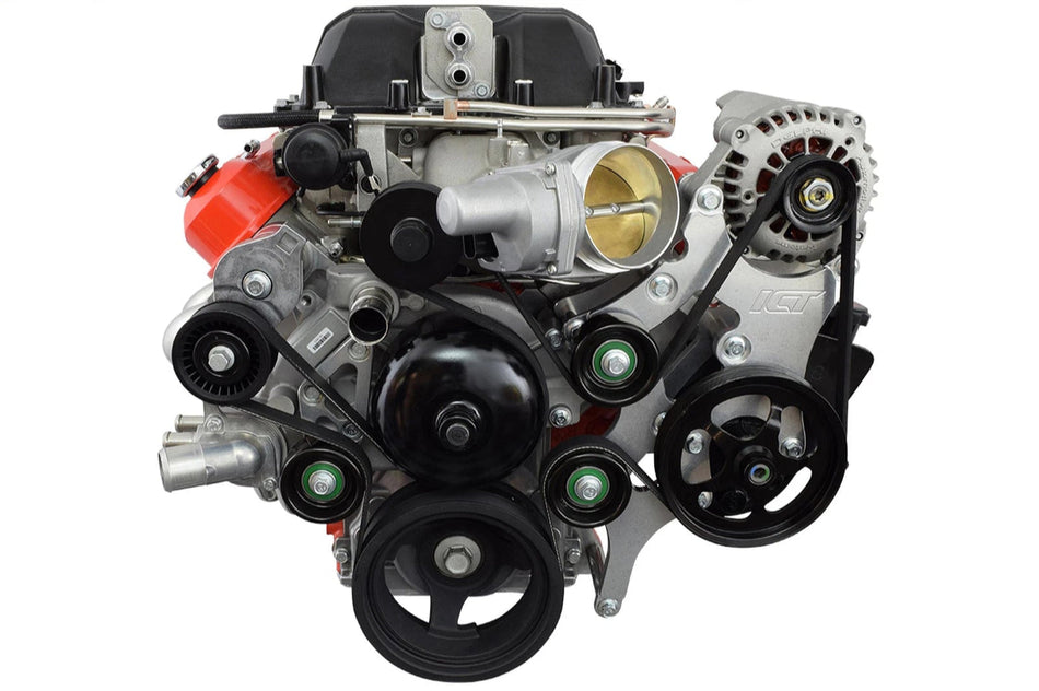 ICT Truck LS 6 rib High Mount Supercharger Drive Kit