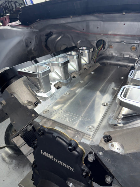 Billet Aluminum Adapters for Hellcat Supercharger to LS Rectangular Port Engines