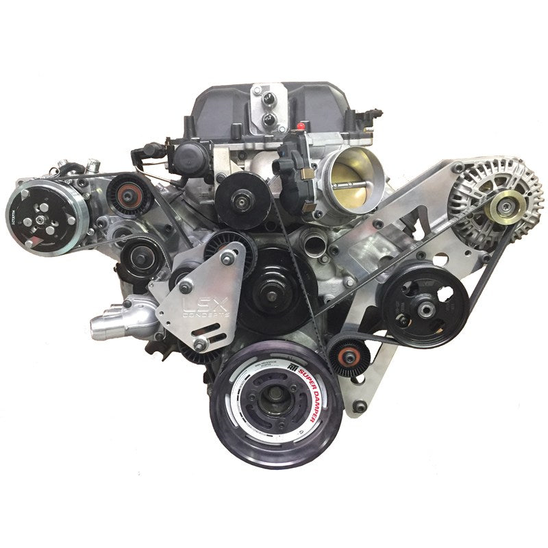Bundle - ALT/PS/AC/Race Drive - Tumble Finish - 8 Rib OEM