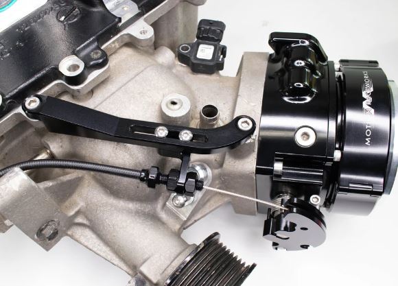 LSA Billet Throttle Cable Bracket (Motion Raceworks / Lokar Throttle Cable)