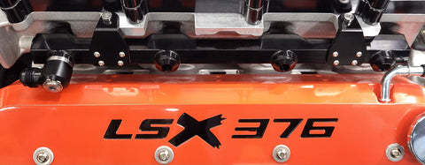 LSA / LS9 2650 Billet Fuel Rails – 8ORB Ports