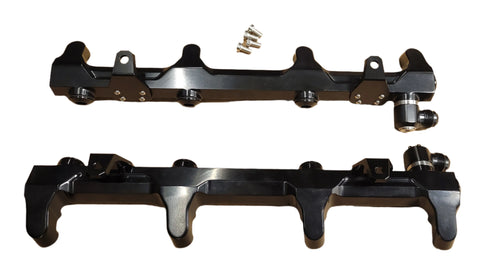 LSA / LS9 2650 Billet Fuel Rails – 8ORB Ports