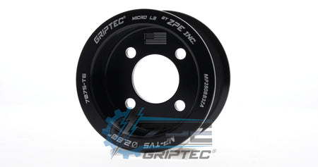 2.80" 10 Rib ZPE GripTec® 2pc Magnuson TVS L3 Black Pulley Only