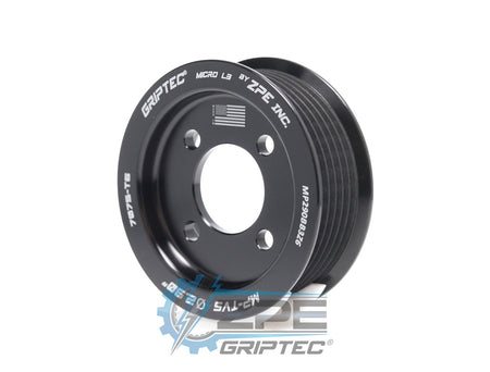 2.90" 6 Rib ZPE GripTec® 2pc Magnuson TVS L3 Black Pulley Only