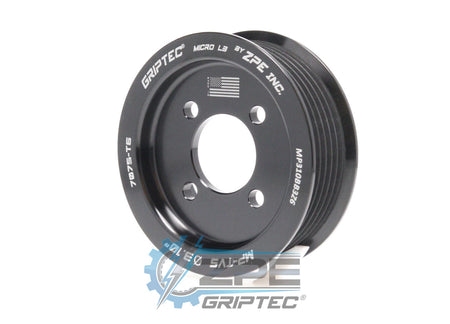 3.10" 6 Rib ZPE GripTec® 2pc Magnuson TVS L3 Black Pulley Only