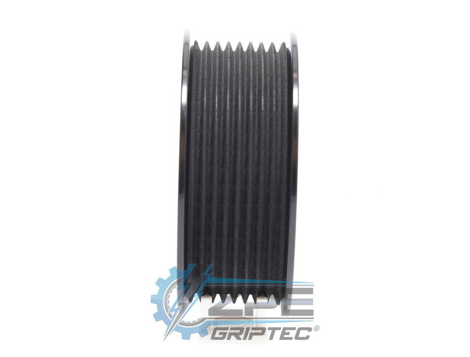 3.40" 8 Rib ZPE GripTec® 2pc Magnuson TVS L3 Black Pulley Only