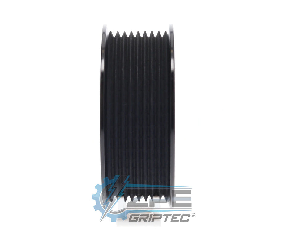 3.50" 8 Rib ZPE GripTec® 2pc Magnuson TVS L3 Black Pulley Only