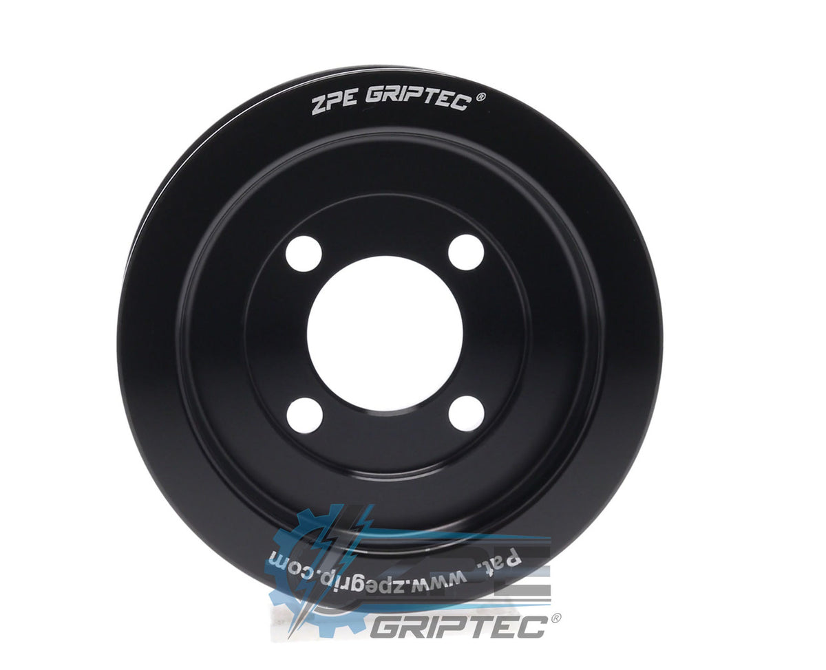 3.50" 8 Rib ZPE GripTec® 2pc Magnuson TVS L3 Black Pulley Only