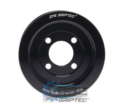 3.50" 8 Rib ZPE GripTec® 2pc Magnuson TVS L3 Black Pulley Only
