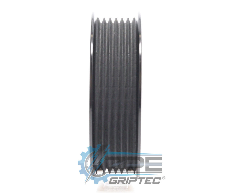 3.70" 6 Rib ZPE GripTec® 2pc Magnuson TVS L3 Black Pulley Only
