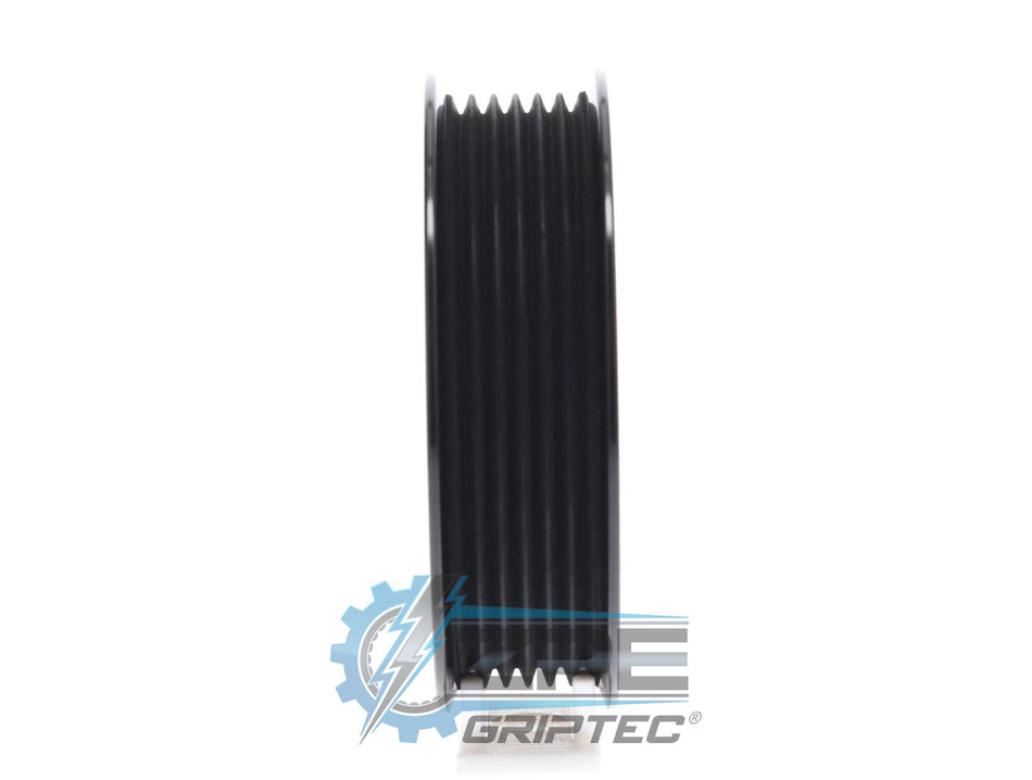 3.80" 6 Rib ZPE GripTec® 2pc Magnuson TVS L3 Black Pulley Only