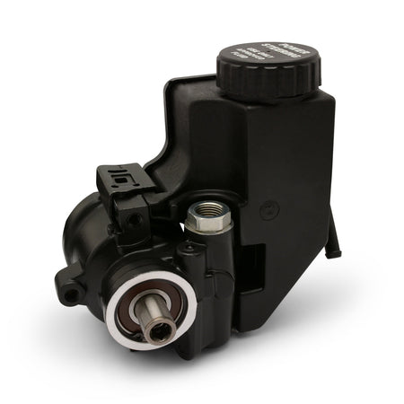Power Steering Pump with Threaded Mounting Holes with Attached Plastic Reservoir