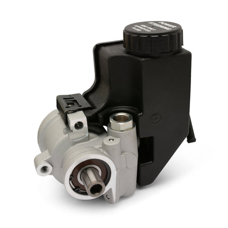 Power Steering Pump with Threaded Mounting Holes with Attached Plastic Reservoir