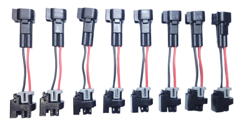 Set of 8 Bosch Fuel Injector Wirng Adapters