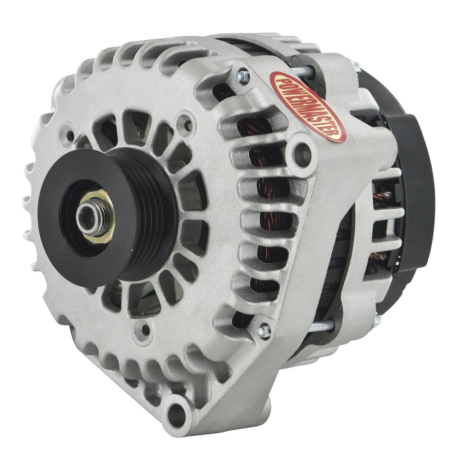 Powermaster High-Amp Alternator - 180AMP - 4 Pin - Natural Finish