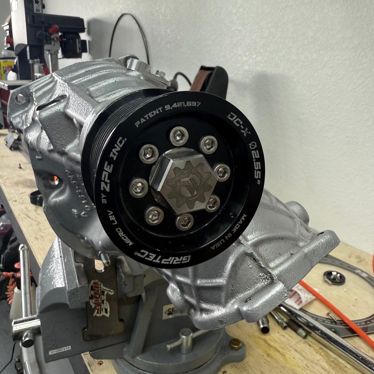 Stainless Hub for Hellcat Supercharger Griptec Pulley to LS Engine Application