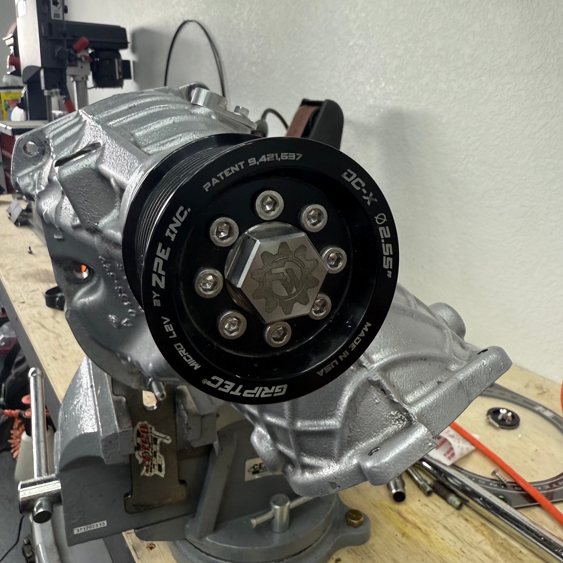 Stainless Hub for Hellcat Supercharger Griptec Pulley to LS Engine Application