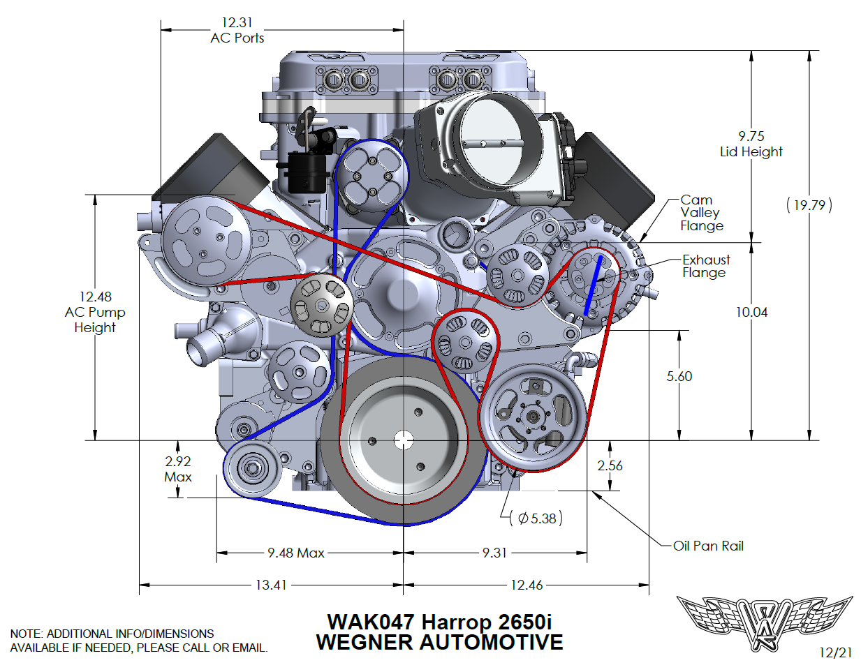 WAK047 Harrop 2650i Accessory Drive