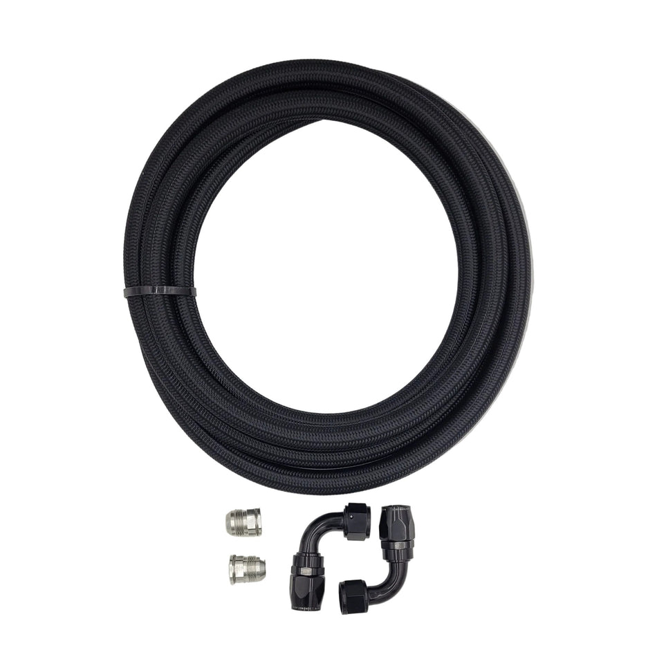 ZL1 Front Lid Coolant Hose Kit - 12AN RH235 Braided Hose
