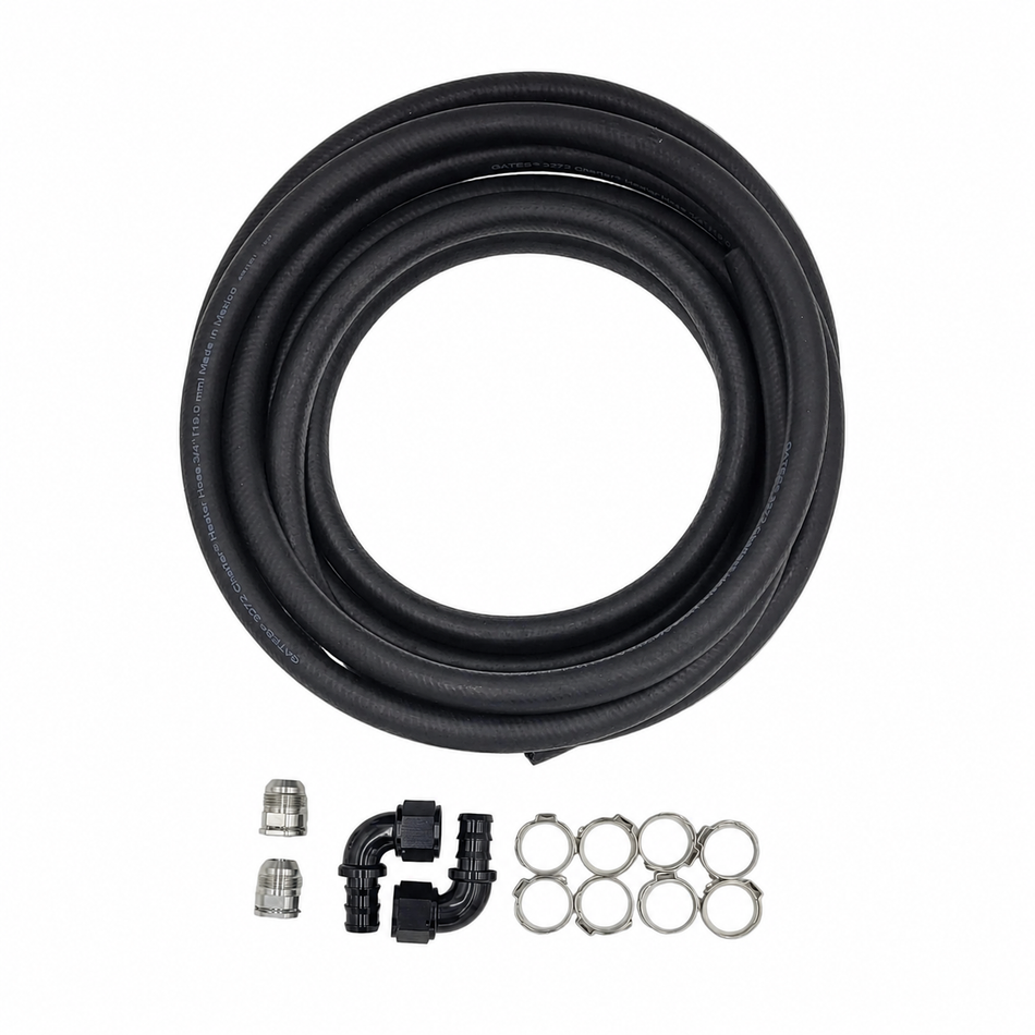 ZL1 Front Lid Coolant Hose Kit - 3/4" Rubber Hose