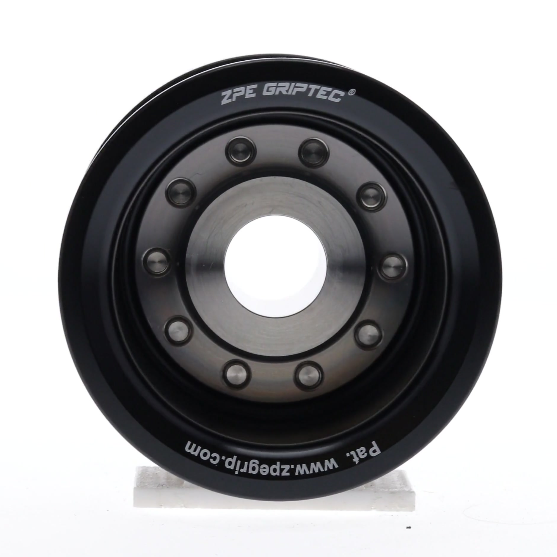 2.45" 8 Rib ZPE GripTec® 2pc MKII LSA L2V Black Pulley & Hub Kit