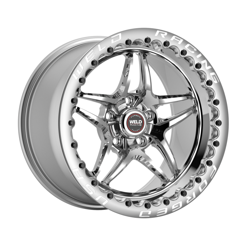 Weld S81 Beadlock 17x11/5x115/5.8 BS/3.18 HB-Polished Center-Polished Shell-Polished SBL Wheel
