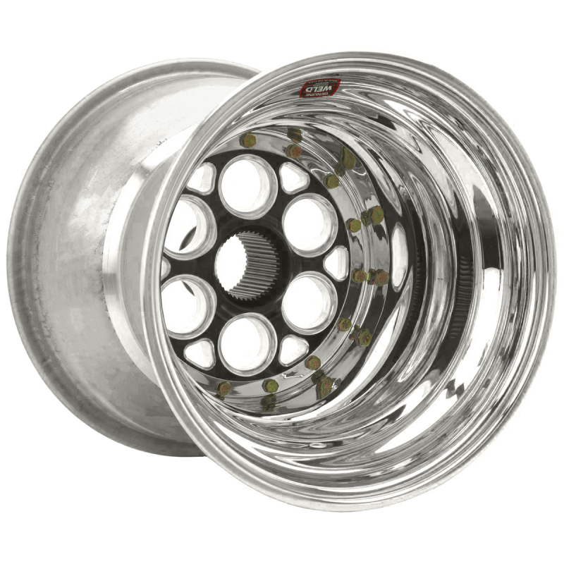 Weld Magnum Sprint 15x17 / 42-Spline / 6 BS - Black Center - Polished Shell - Non-BL Wheel