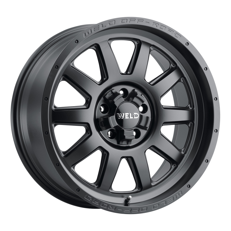Weld Stealth 20x9 / 8x180 / 5.01 BS / 124.3 HB - Satin Black - Non-BL Wheel