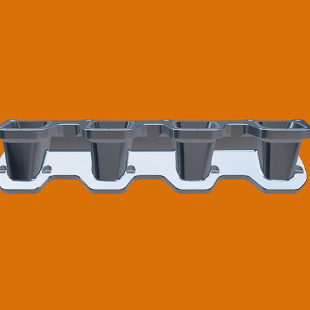 Billet Aluminum Adapters for Hellcat Supercharger to LS Rectangular Port Engines