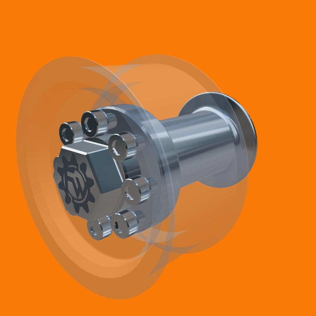 Stainless Hub for Hellcat Supercharger Griptec Pulley to LS Engine Application