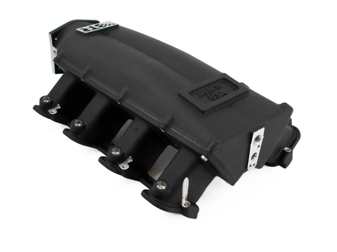 BTR TRINITY SERIES INTAKE MANIFOLD FOR LS3 ENGINES - BLACK - VERSION 2 INTAKE RUNNERS - TRA-3-BLK-P105-V2