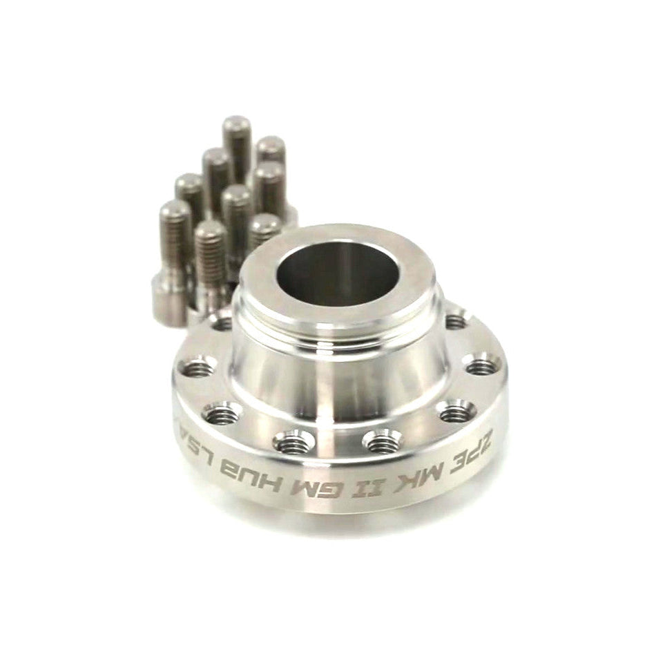 2.55" 8 Rib ZPE GripTec® 2pc MKII LSA L2V Black Pulley & Hub Kit
